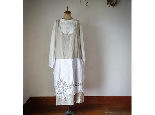 バテンレースのエプロンワンピース by Ray de lumière