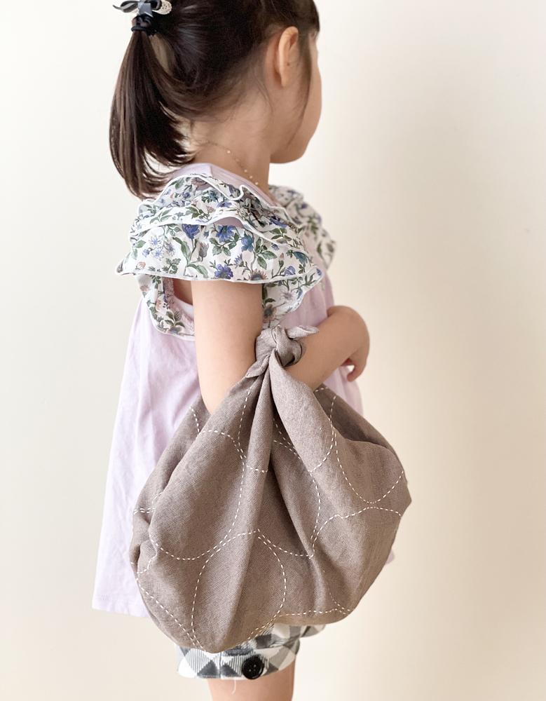 総刺し子の風呂敷（フルオーダー） by mamekoneedlework | JAPAN