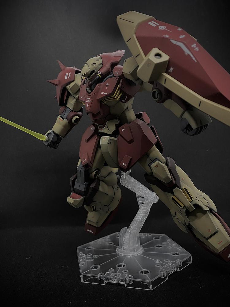 HG メッサーF01型 改修 全塗装 完成品 ガンプラ - プラモデル