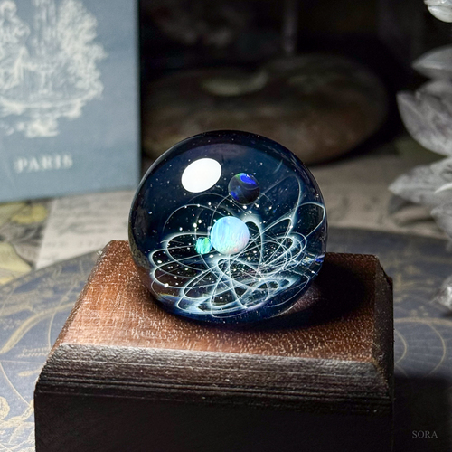 宇宙ガラス「一点物」 宇宙ガラス「一点物」Ω