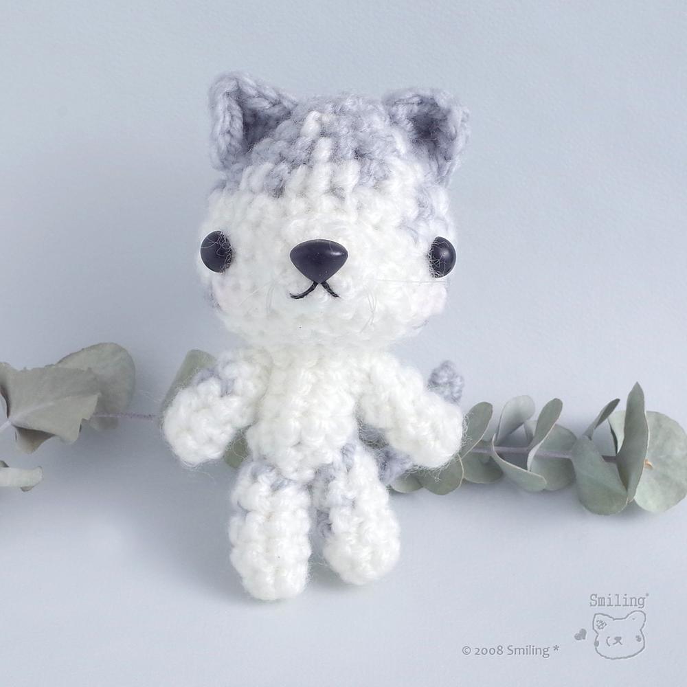 sample あみぐるみぬいぐるみサバトラ猫オーダーメイド