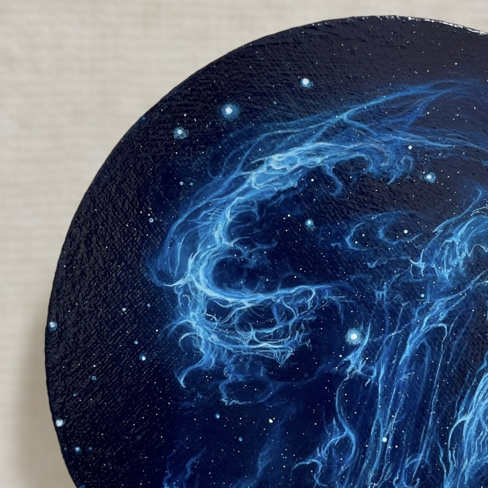癒やしのヒーリング絵画＊夢色　銀河鉄道　虹色　夜空　リラクゼーション 癒やしのヒーリング絵画＊夢色 銀河鉄道 虹色 夜空