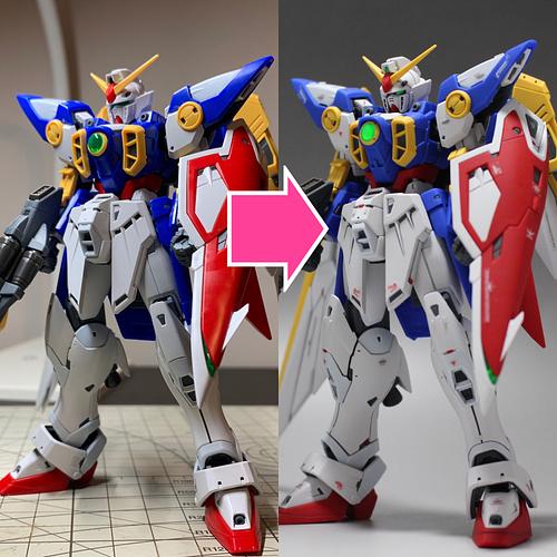 RGウイングガンダム（無塗装仕上げ：完成品） by PECO's