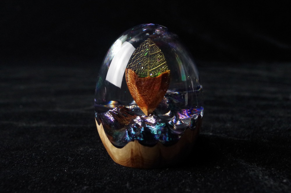龍の秘宝－ドラゴンエッグ～葉脈の石～』 | m.a.wood Handmade products