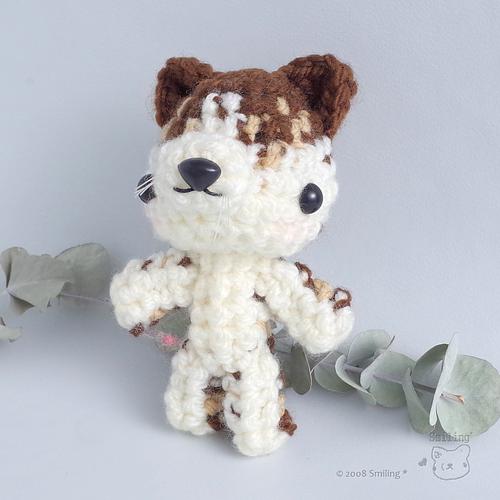 あみぐるみ・キジトラ白猫さん ♡ by Smiling * | JAPAN HANDMADE Auction