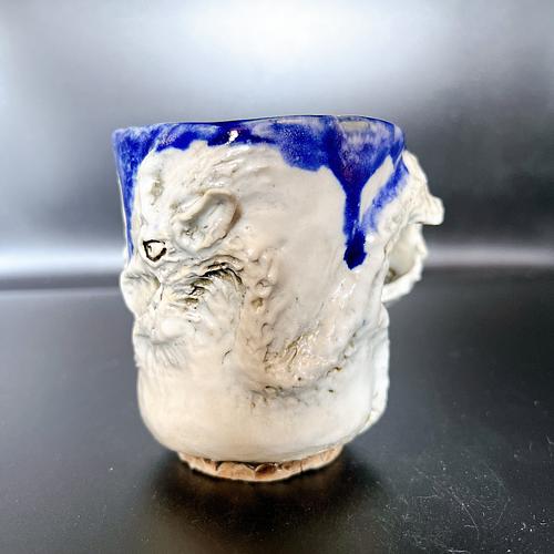 白うねりの湯呑み 妖怪陶器 by ガラダ堂 | JAPAN HANDMADE Auction