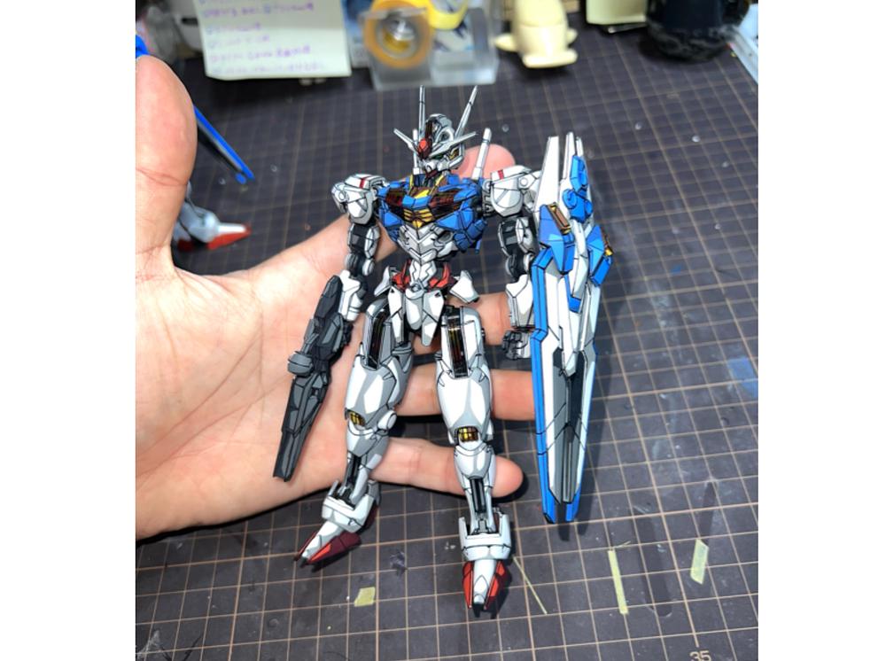 HGガンダムエアリアル アニメ塗り by けむしファクトリー | JAPAN MODELER'S Auction