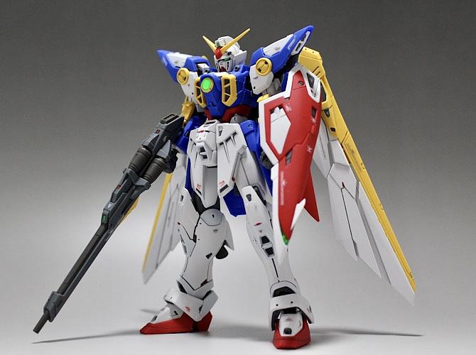 RG 1/144 ウイングガンダム 塗装済 完成品 ガンプラ - プラモデル