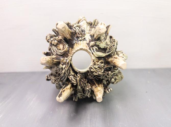 装甲脚鉢 by 林田ドロロウ | JAPAN HANDMADE Auction