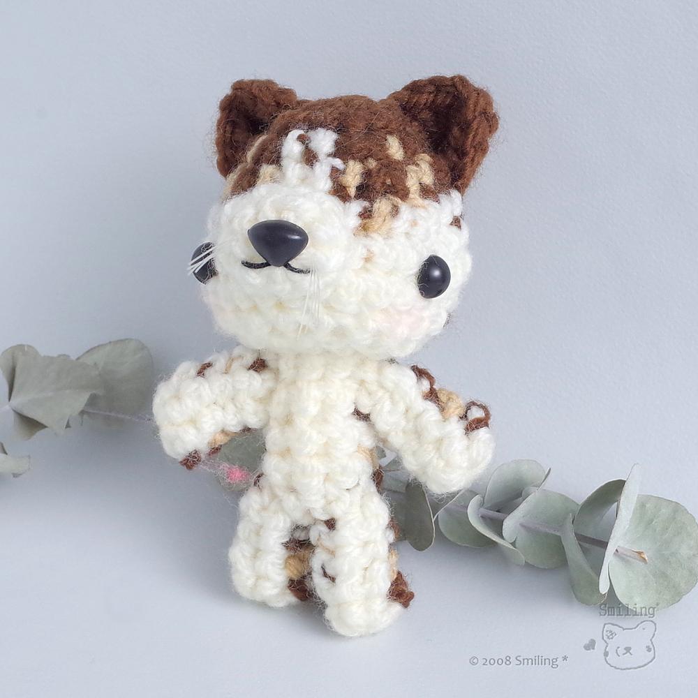 あみぐるみ・キジトラ白猫さん ♡ by Smiling * | JAPAN HANDMADE Auction