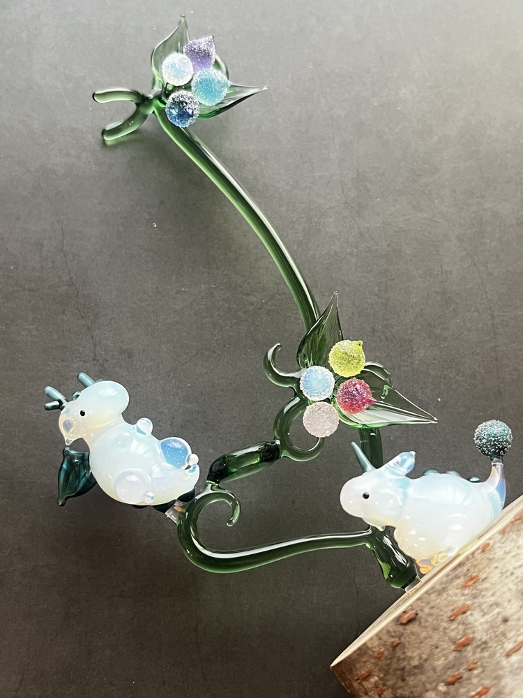 色華硝子×glass工房ココロイロ コラボレーション ネプチュニウム