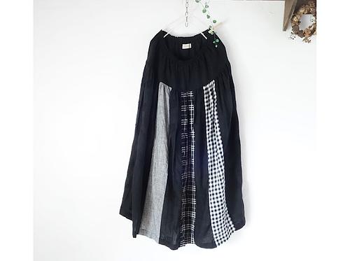 リネンランダムロングはぎスカート by Ray de lumière