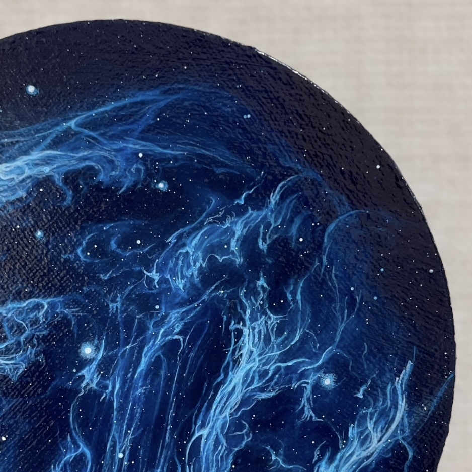 癒やしのヒーリング絵画＊夢色　銀河鉄道　虹色　夜空　リラクゼーション Lysie Singclair on X: 