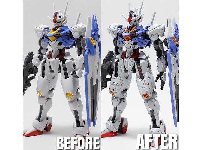 HG ガンダムエアリアル(フリーハンド製作：完成品) by PECO's MODELING | JAPAN MODELER'S Auction