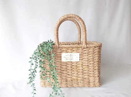 ナチュラル雑貨　かご とっても軽いナチュラルかごバッグ by handmade kagoya Chume | JAPAN